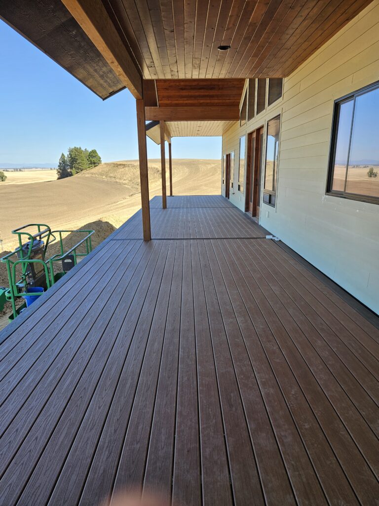 Outside-deck-installation